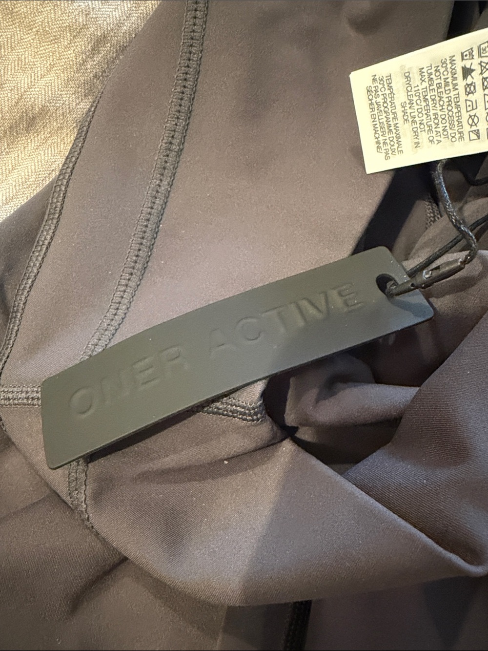Oner Active Gray High-Waist Leggings - Picture 6 of 7
